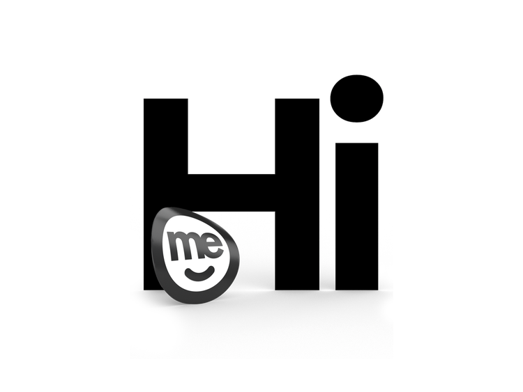 ME Bank branded logo positioned in front of large lowercase letterforms on a dark background