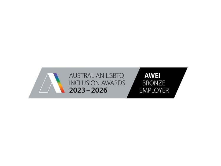 Australian LGBTQ Inclusion Awards 2023–2026 AWEI Bronze Employer badge