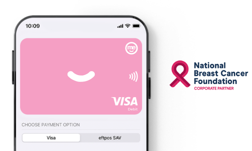 Pink card apple pay