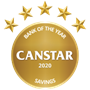 Canstar Bank of the Year for Savings in 2020.