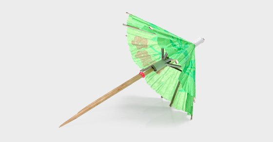 holiday cocktail umbrella