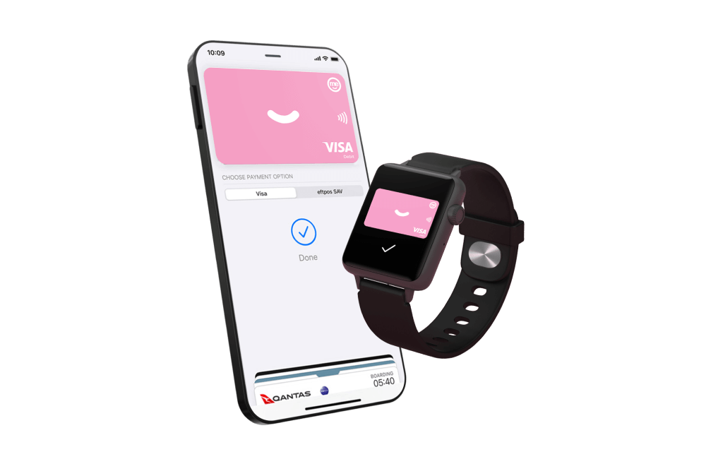 Apple pay on a phone and a smart watch