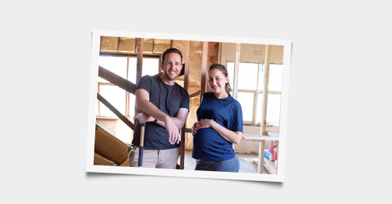 Renovator couple working on their first home 