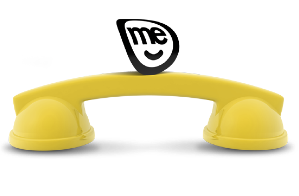 Phone with ME logo