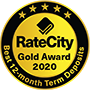 Rate City Award 2020 12 month Term Deposit 