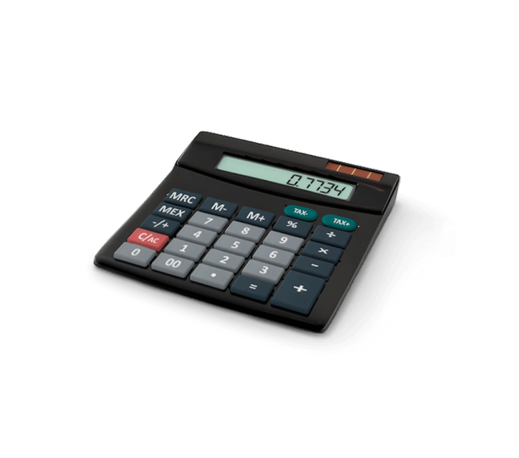 Calculator displaying a numerical value