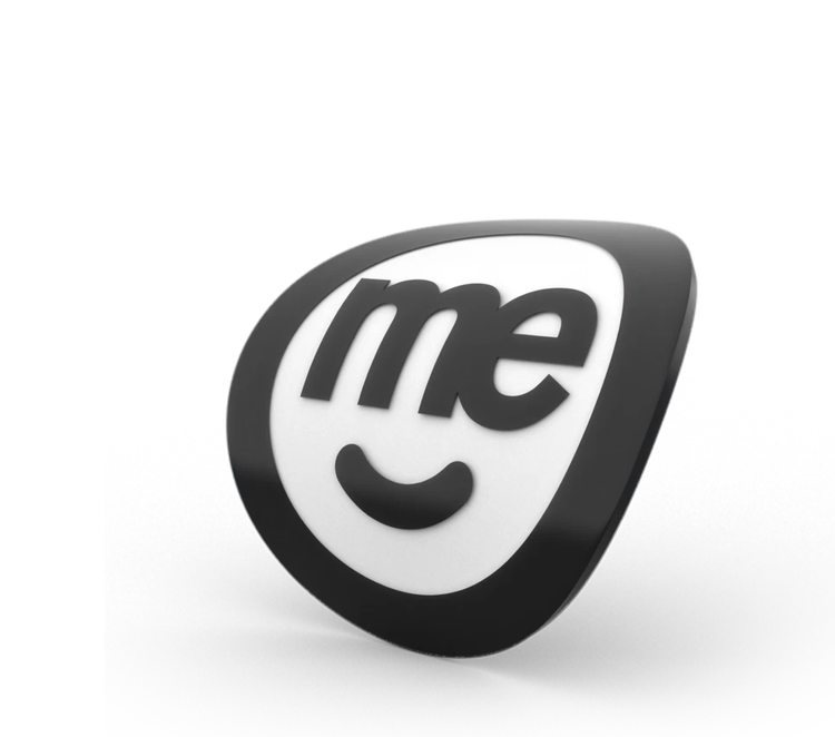 ME logo marker displayed on a white background
