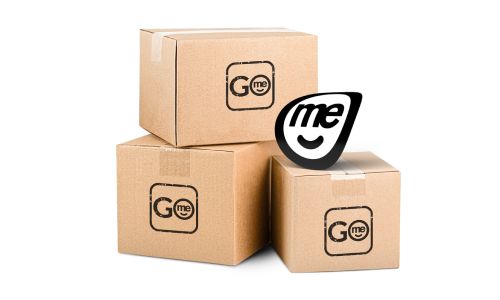 ME Go branded delivery boxes