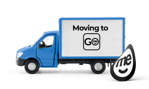 Moving truck with ME Go branding