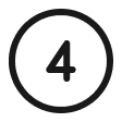 Number 4 inside a dark outlined circle